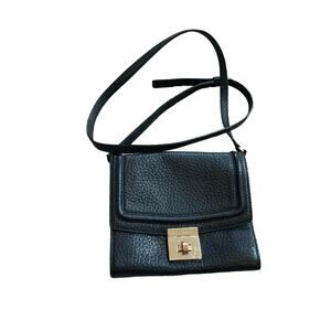 Kate Spade Black Pebble Leather Small Crossbody Women's Bag
